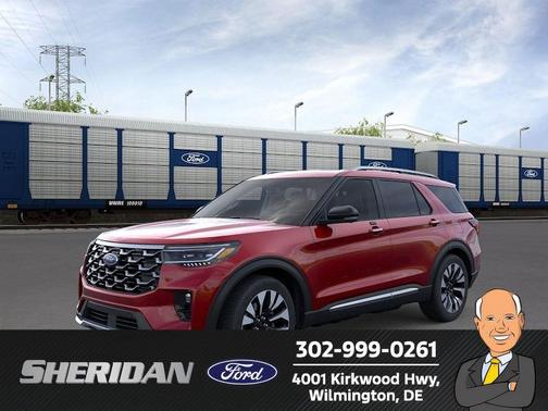 Rapid Red Metallic Tinted Clearcoat 2026 Ford Explorer Platinum