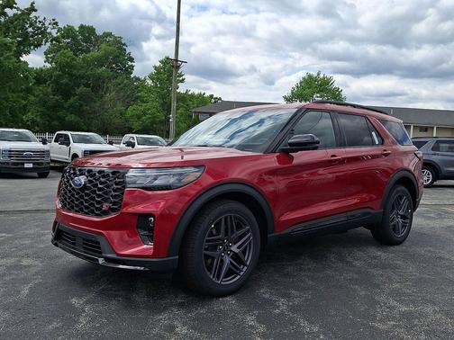 Rapid Red Metallic Tinted Clearcoat 2026 Ford Explorer ST