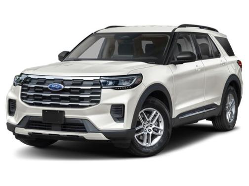 Star White Metallic Tri-Coat 2026 Ford Explorer Active