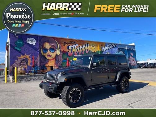 Gray 2017 Jeep Wrangler Unlimited Rubicon Hard Rock 4x4