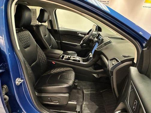 Atlas Blue Metallic 2024 Ford Edge Titanium
