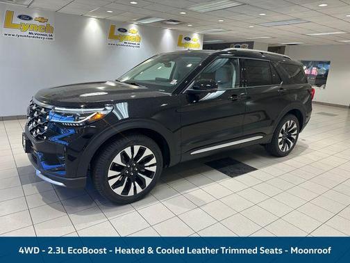 Black 2026 Ford Explorer Platinum