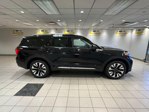 Black 2026 Ford Explorer Platinum