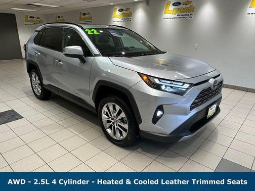 Silver Sky Metallic 2022 Toyota RAV4 Limited