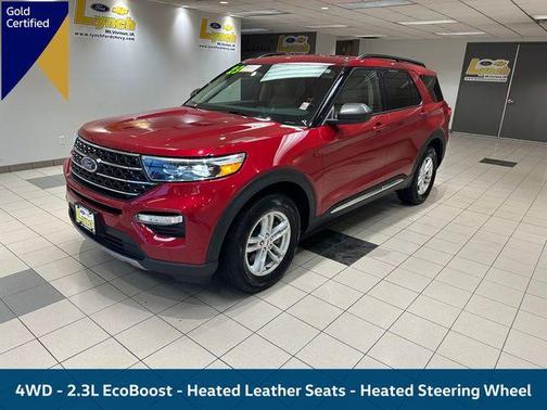Rapid Red Metallic Tinted Clearcoat 2023 Ford Explorer XLT