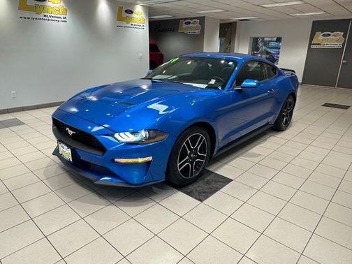 Velocity Blue Metallic 2019 Ford Mustang EcoBoost