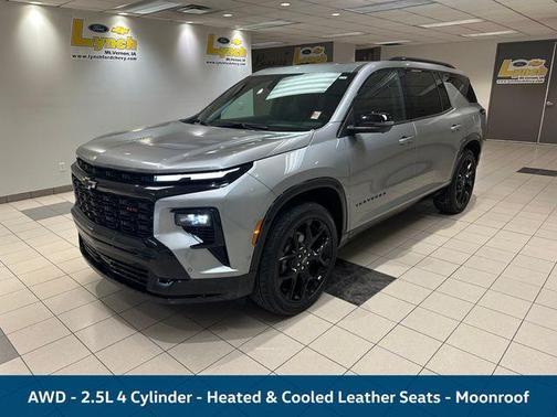 Sterling Gray Metallic 2024 Chevrolet Traverse RS