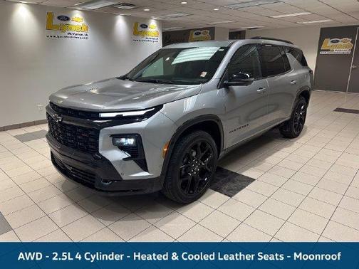 Sterling Gray Metallic 2024 Chevrolet Traverse RS
