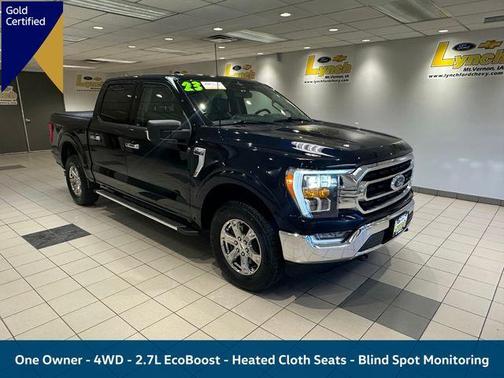 Antimatter Blue Metallic 2023 Ford F-150 XLT