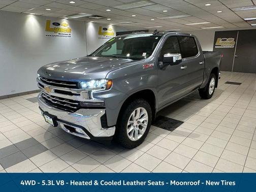 Satin Steel Metallic 2019 Chevrolet Silverado 1500 LTZ