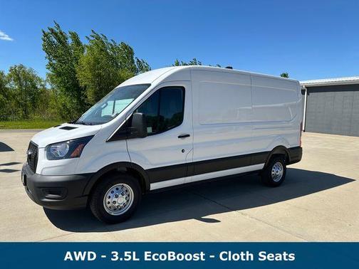 White 2026 Ford Transit-250 148 WB Medium Roof Cargo