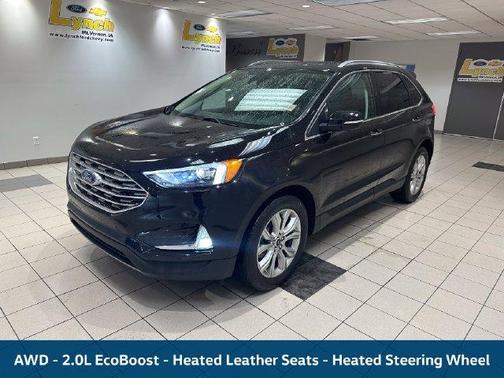 Black Metallic 2024 Ford Edge Titanium