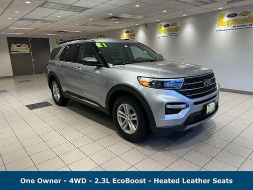 Iconic Silver Metallic 2021 Ford Explorer XLT