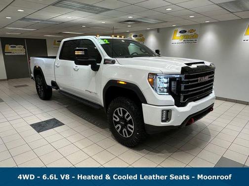 Summit White 2022 GMC Sierra 3500 AT4