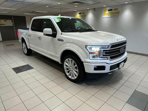 White Platinum Tri-Coat Metallic 2019 Ford F-150 Limited