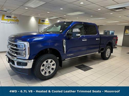 Blue 2026 Ford F-350 Lariat Super Duty