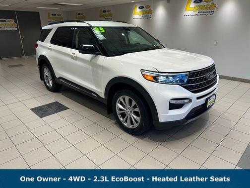 White Metallic 2023 Ford Explorer XLT