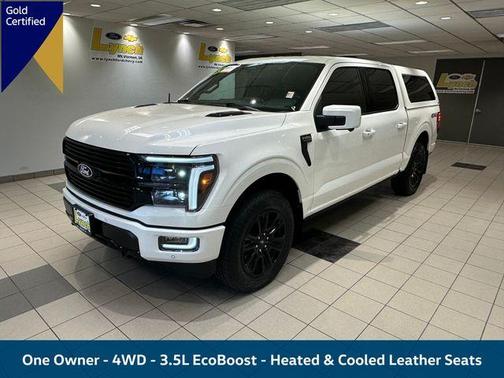 Star White 2025 Ford F-150 Platinum