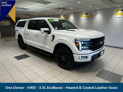 Star White 2025 Ford F-150 Platinum