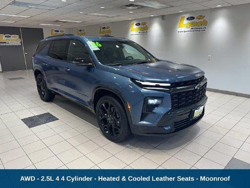 Lakeshore Blue Metallic 2026 Chevrolet Traverse RS