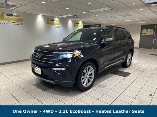 Agate Black Metallic 2023 Ford Explorer XLT
