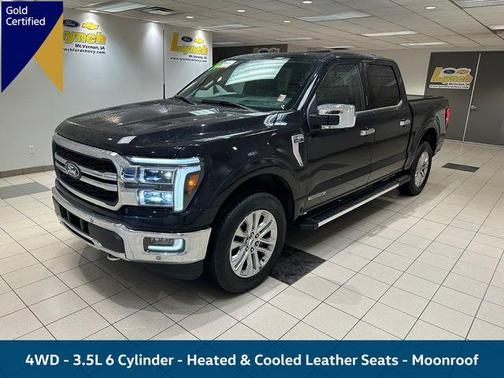 Agate Black Metallic 2024 Ford F-150 Lariat