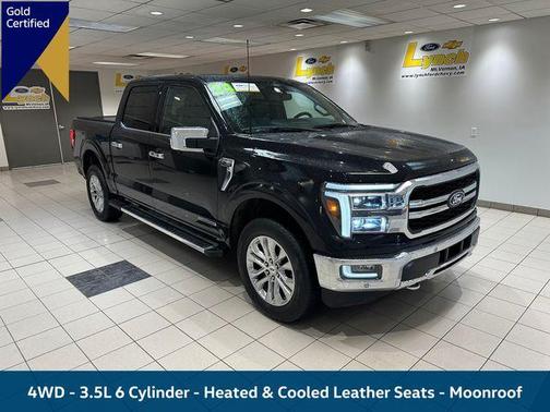 Agate Black Metallic 2024 Ford F-150 Lariat