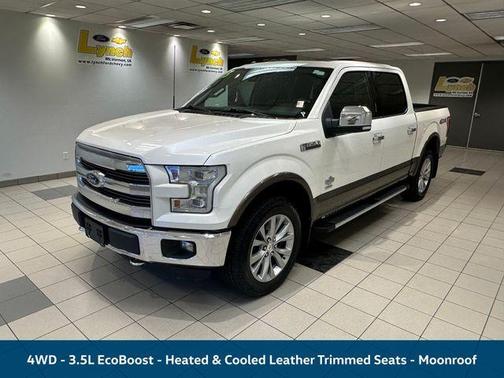 White Platinum Tri-Coat Metallic 2015 Ford F-150 King Ranch