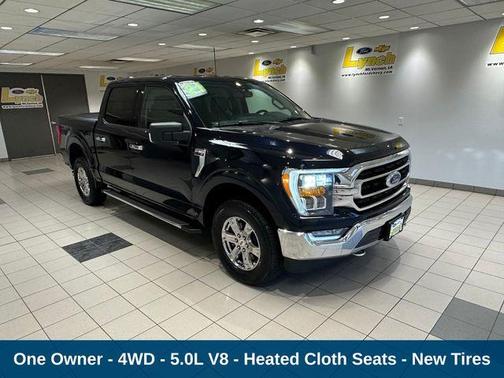 Blue Metallic 2021 Ford F-150 XLT
