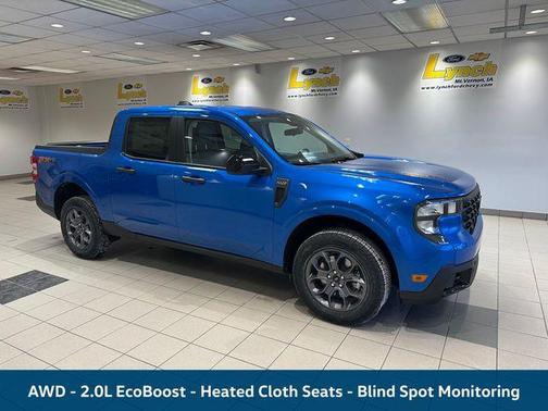 Blue 2026 Ford Maverick XLT