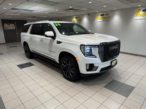 White Frost Tri-Coat 2024 GMC Yukon XL Denali Ultimate