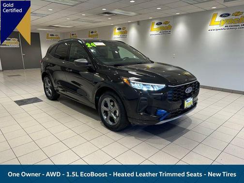 Agate Black Metallic 2024 Ford Escape ST-Line