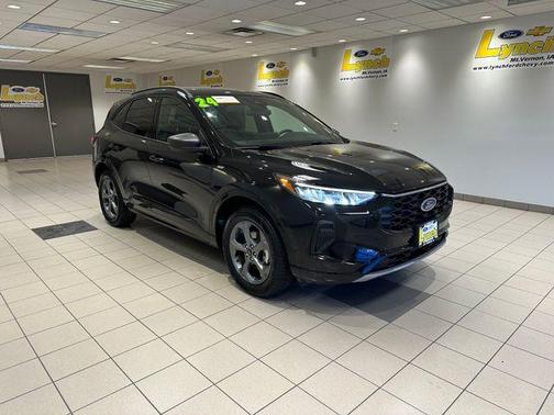 Agate Black Metallic 2024 Ford Escape ST-Line