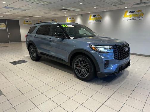 Vapor Blue Metallic 2025 Ford Explorer ST