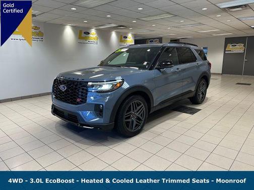 Vapor Blue Metallic 2025 Ford Explorer ST