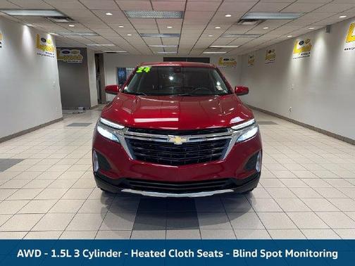 Radiant Red 2024 Chevrolet Equinox LT