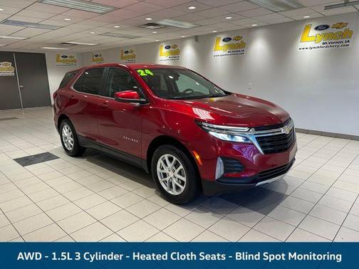 Radiant Red 2024 Chevrolet Equinox LT