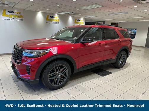 Red 2026 Ford Explorer ST