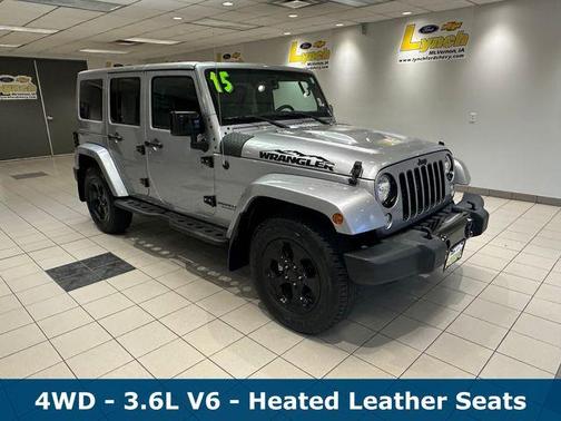Billet Silver Metallic Clearcoat 2015 Jeep Wrangler Unlimited Altitude