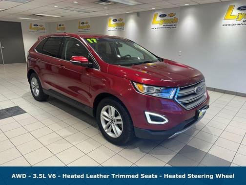 Ruby Red Metallic Tinted Clearcoat 2017 Ford Edge SEL