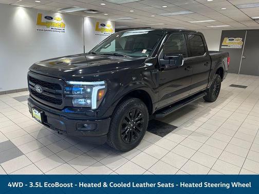Black 2025 Ford F-150 Lariat
