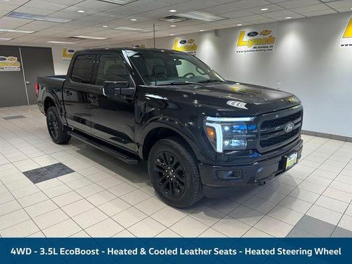Black 2025 Ford F-150 Lariat