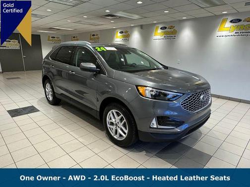 Carbonized Gray Metallic 2024 Ford Edge SEL
