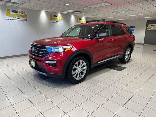 Red Metallic 2020 Ford Explorer XLT