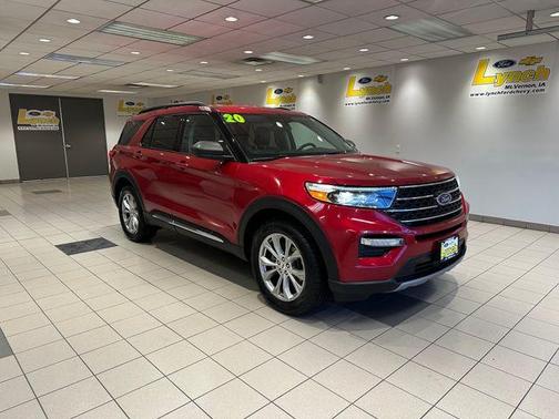 Red Metallic 2020 Ford Explorer XLT