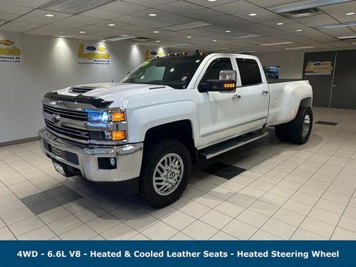 Summit White 2019 Chevrolet Silverado 3500 LTZ