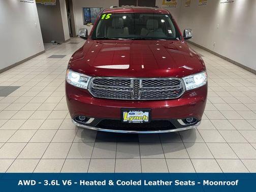 Deep Cherry Red Crystal Pearlcoat 2015 Dodge Durango Citadel