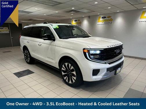 White Metallic 2025 Ford Expedition Platinum