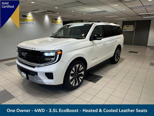White Metallic 2025 Ford Expedition Platinum
