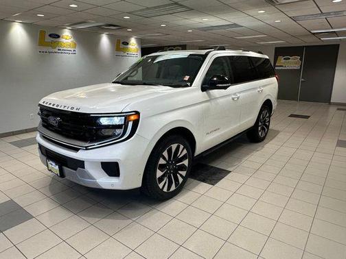 White Metallic 2025 Ford Expedition Platinum